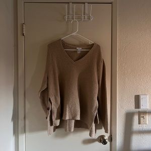J. Jill Knit V-Neck Sweater
